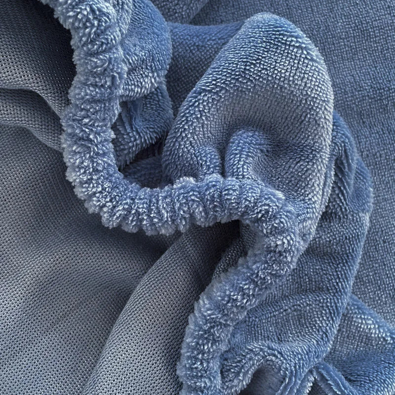 Afralia™ Winter Milk Velvet Fitted Sheet - Thick Plush Mattress Protector for Bed