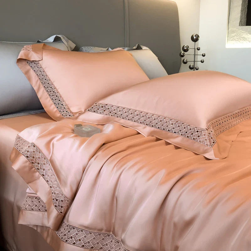 Afralia™ Eucalyptus Fiber Summer Quilt Bedding Set with Wide Edge & Silky Cool Feel