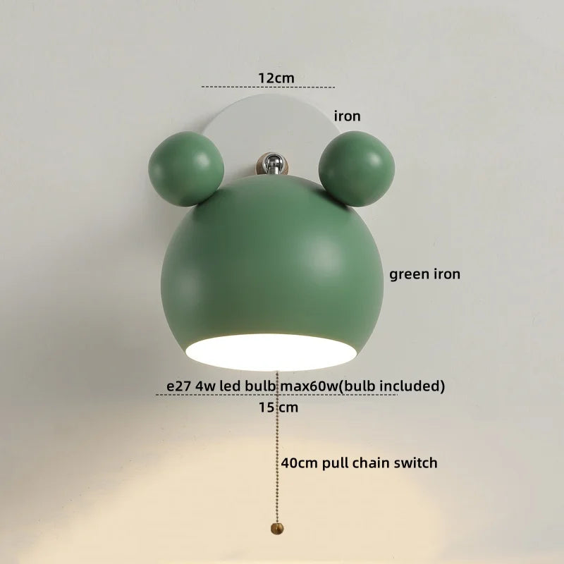 Afralia™ Macaron LED Wall Sconce Art Decoration Stair Light Fixtures