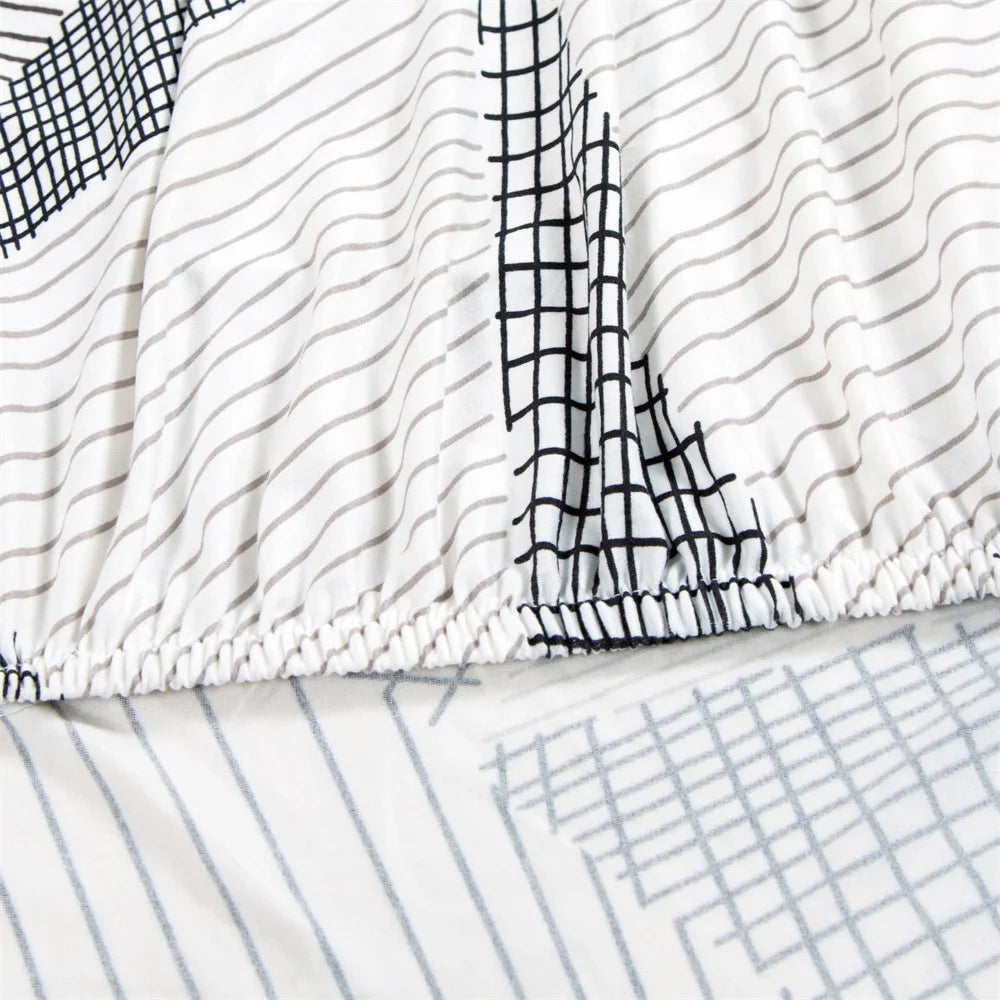 Afralia™ Printed Tub Chair Cover - Armchair Slipcover for Club Sofa