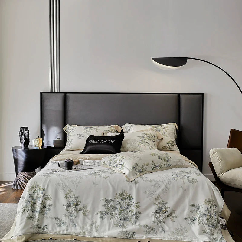 Afralia™ Eucalyptus Fiber Flowers Summer Quilt Set: Silky, Cool Comfort for Bedtime Bliss
