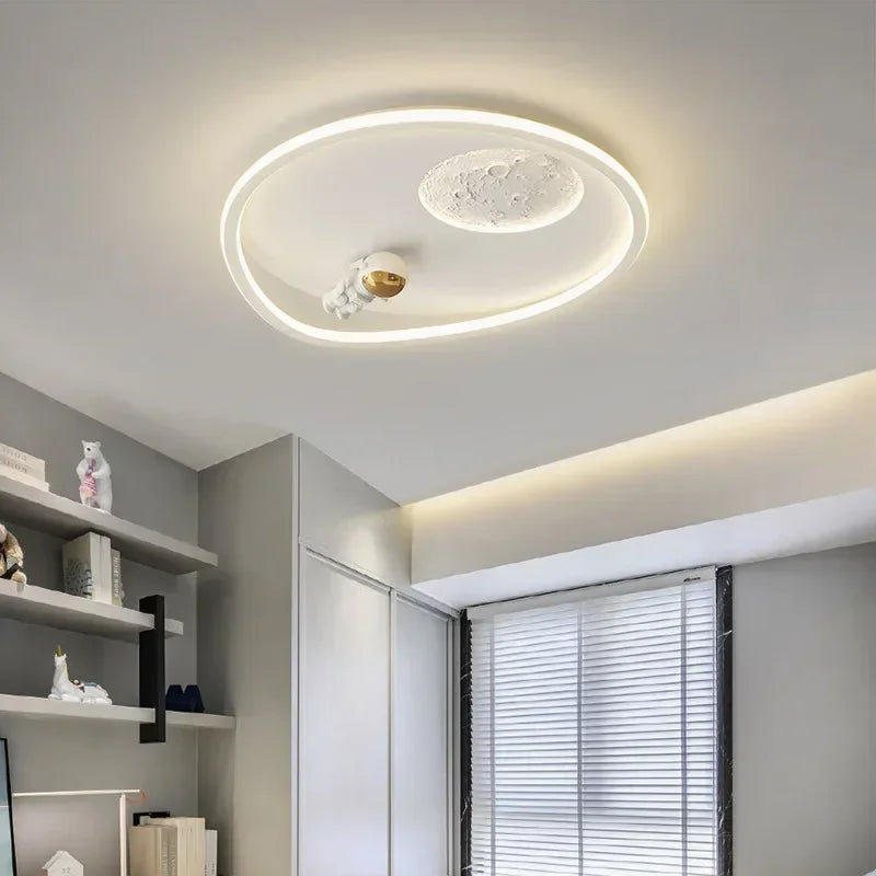 Afralia™ Space Star Bedroom Ceiling Light for Kids Room Home Decor