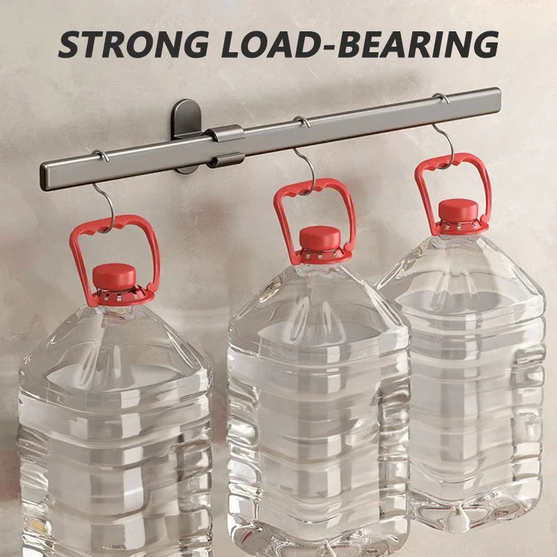 Afralia™ Self-Adhesive Towel Holder Rack for Bathroom & Washstand Organization