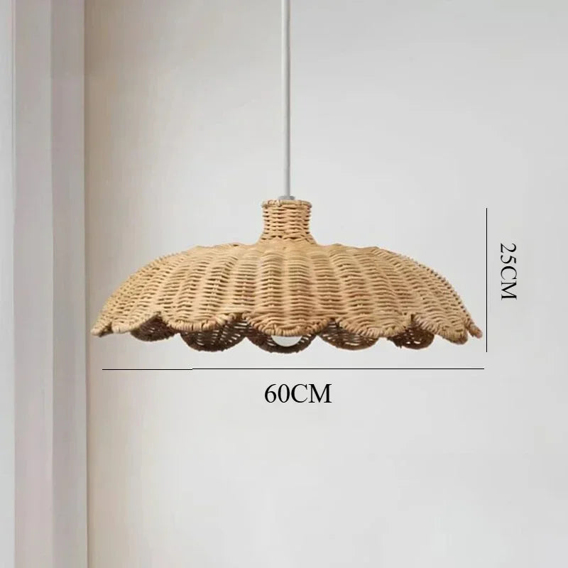 Afralia™ Handmade Rattan Pendant Lamps - Chinese Style Lighting for Home, Restaurant & Coffee Shop