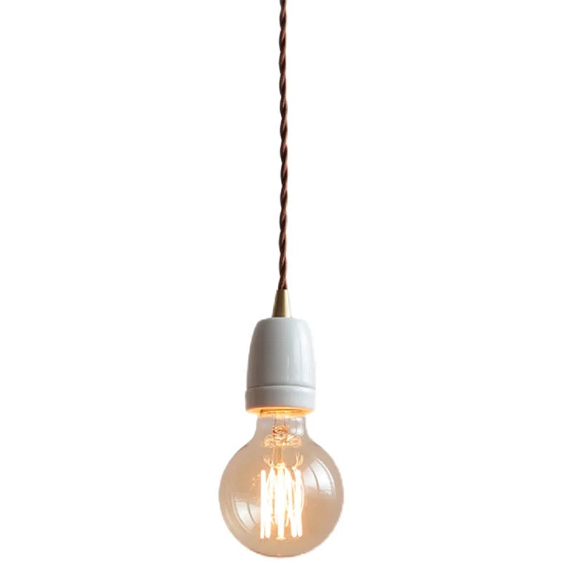 Afralia™ Ceramic LED Pendant Lamp: Industrial Vintage Style Hanging Light