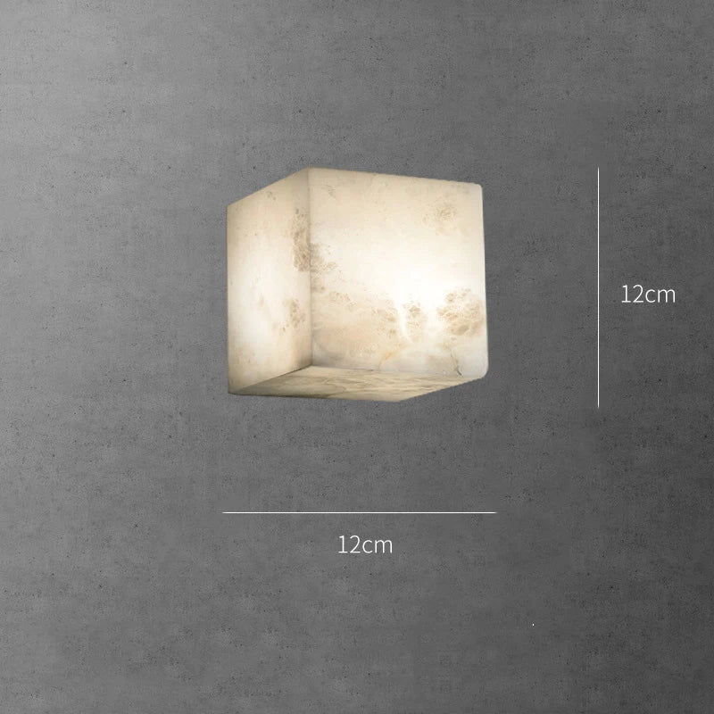 Afralia™ Luxury Marble Wall Lamp LED Sconce for Home, Hotel, and Restaurant