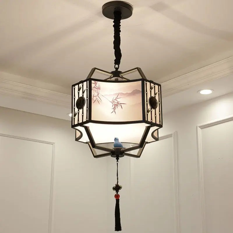 Afralia™ Zen Living Study Lamp Tea Room Pendant Light