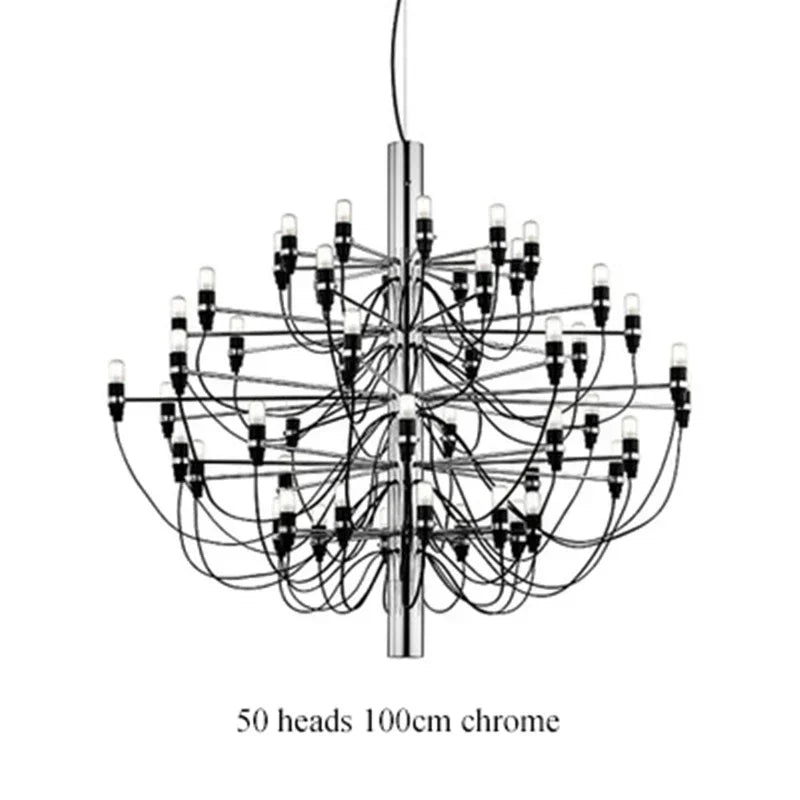 Afralia™ Nordic Luxury Gold Chrome Ceiling Chandelier for Living Room, Bedroom, Kitchen & Hotel