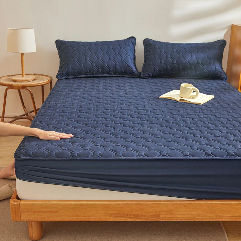 Afralia™ Waterproof Fitted Sheet for Twin Full Queen King Size Mattress