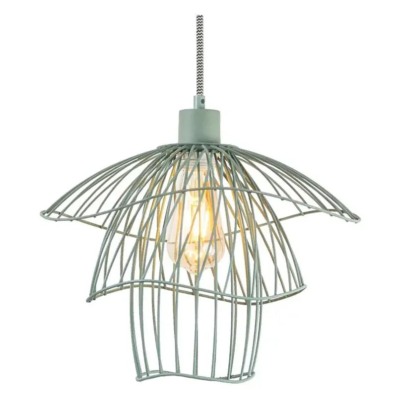 Afralia™ Mesh Metal LED Pendant Chandelier for Home Decor