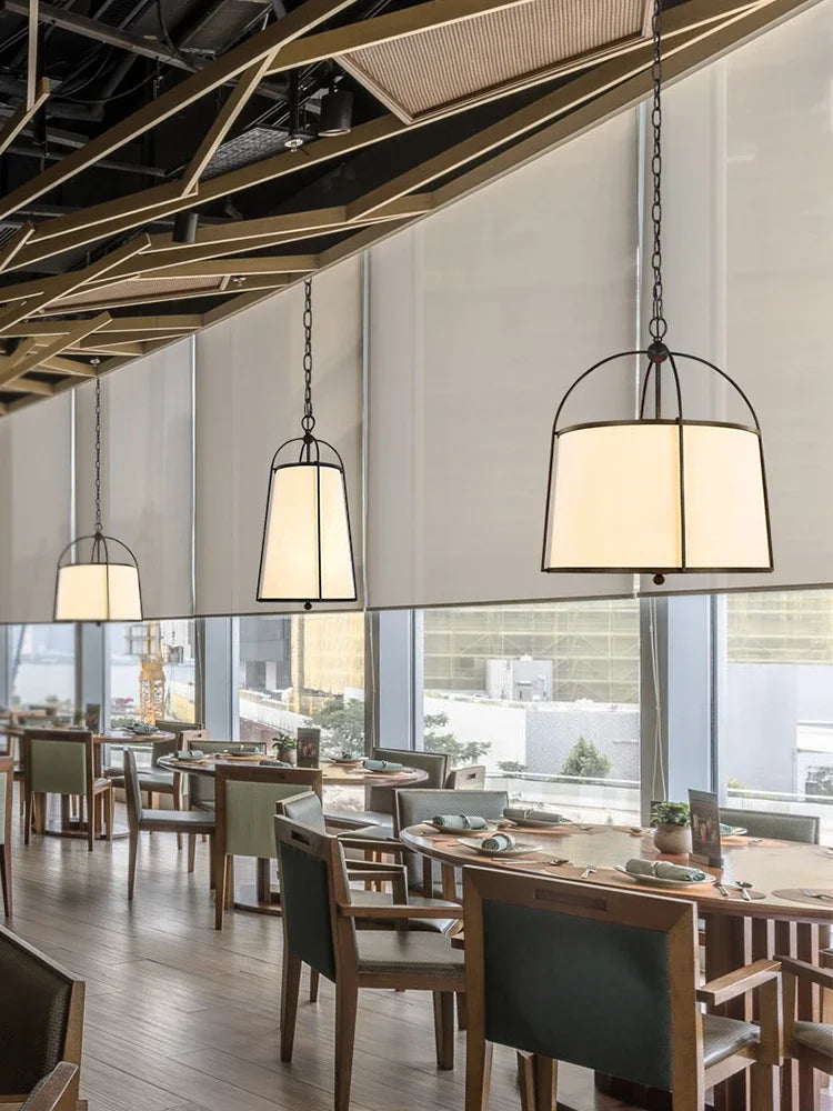 Afralia™ Gold/Black Pendant Lights E27 LED Indoor Lighting for Restaurant/Dining Room