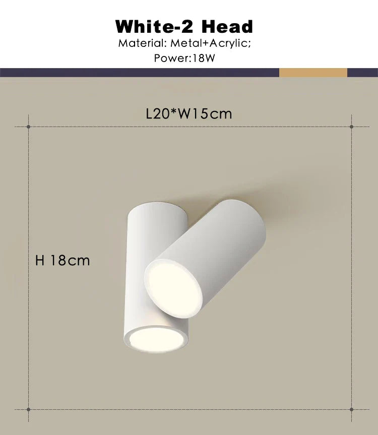 Afralia™ 22W Dimmable Square LED Ceiling Spot Light for Indoor Lighting