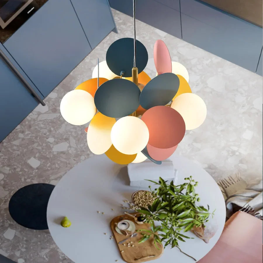 Afralia™ Branch Chandelier: Modern Colorful LED Ceiling Light for Bedroom and Living Room