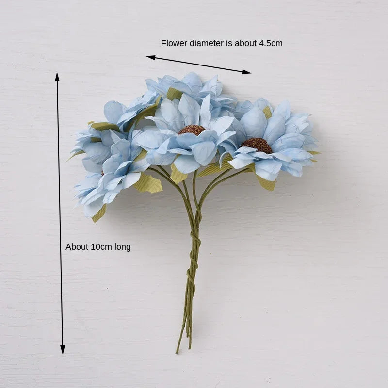 Afralia™ Daisy Sunflower Bouquet for Wedding DIY Craft Decoration