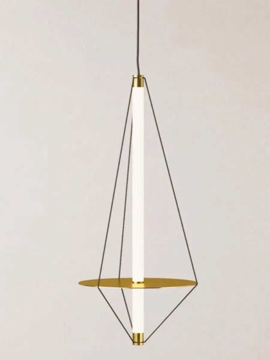Afralia™ Disc Pendant Light: Modern Minimalist LED Chandelier for Bedroom Decor