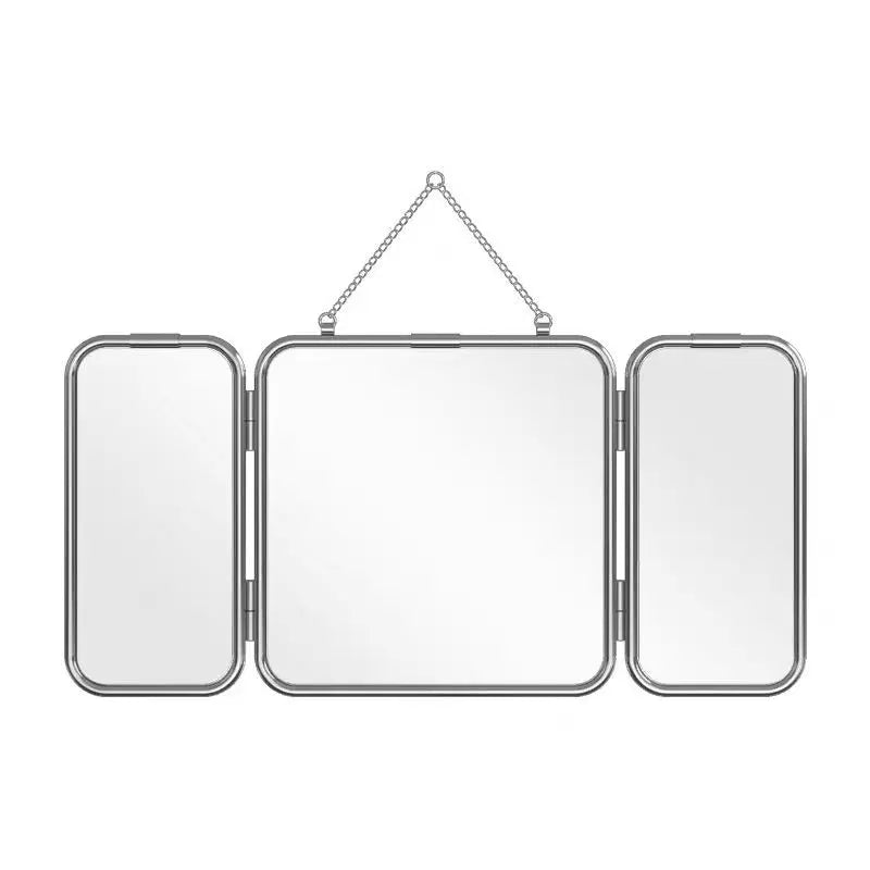 Afralia™ Folding Mirror: Compact Vanity for Home, Travel, or On-The-Go Beauty