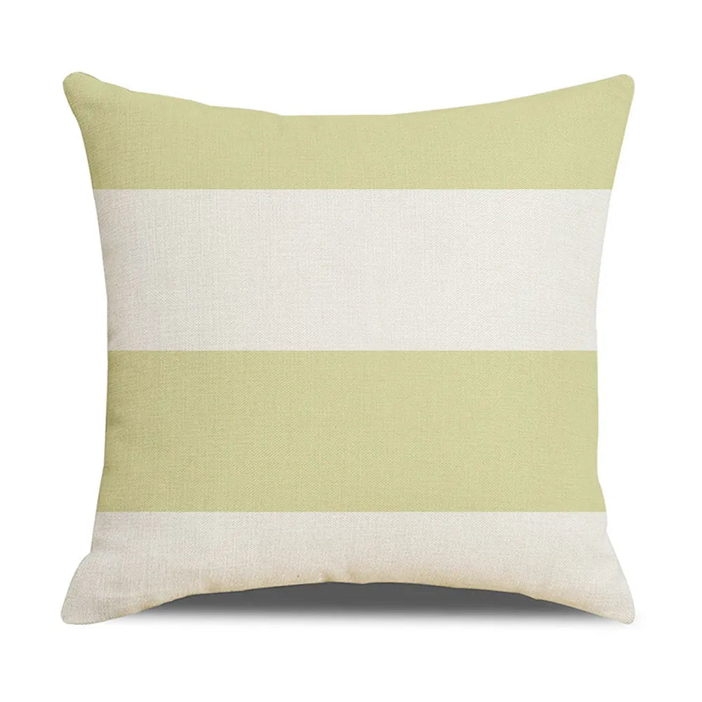 Geometric Linen Square Pillow Covers for Cushion - Afralia™ Decorative Pillows