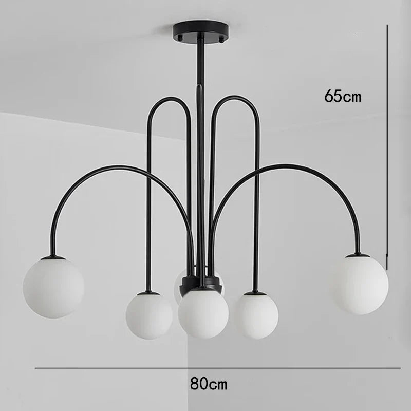Afralia™ Modern LED Pendant Chandeliers for Living Room and Dining Room