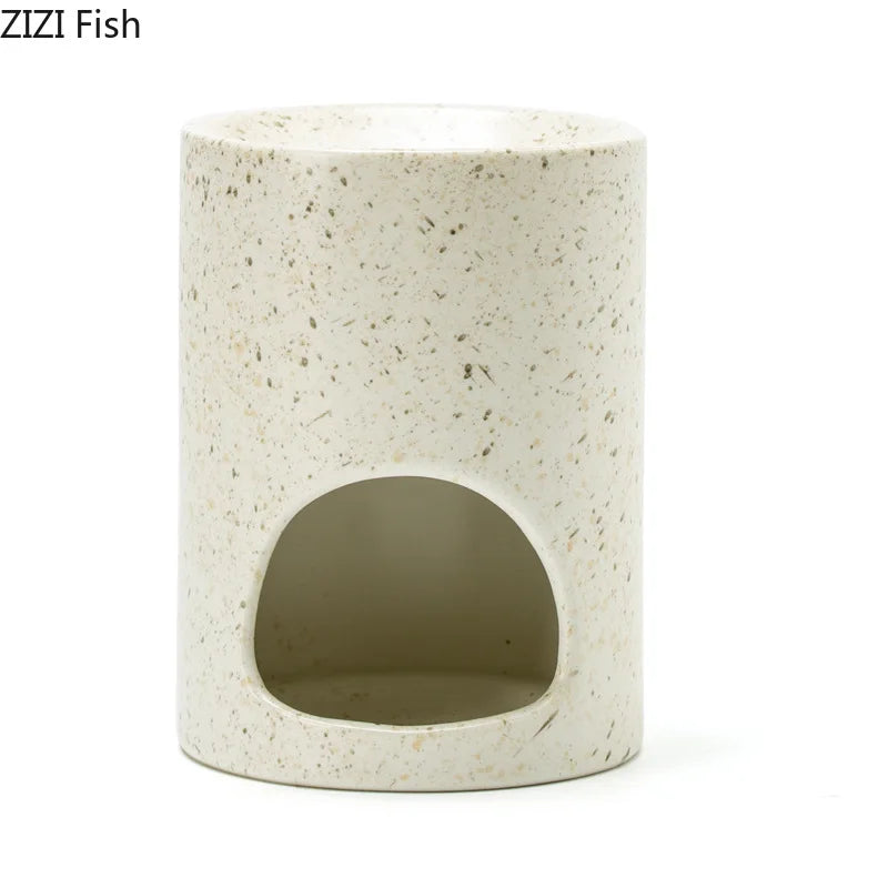 Afralia™ Speckled Incense Burner Tray | Aromatherapy Censer Firewood Aroma Diffuser