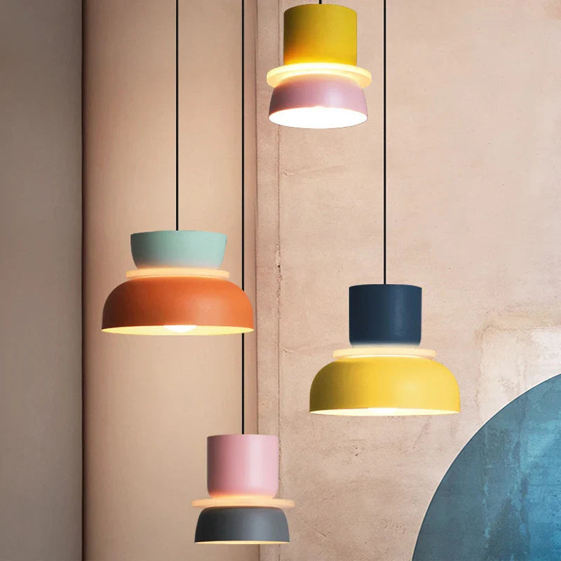 Afralia™ Macaron LED Pendant Lamp for Modern Living and Dining Spaces