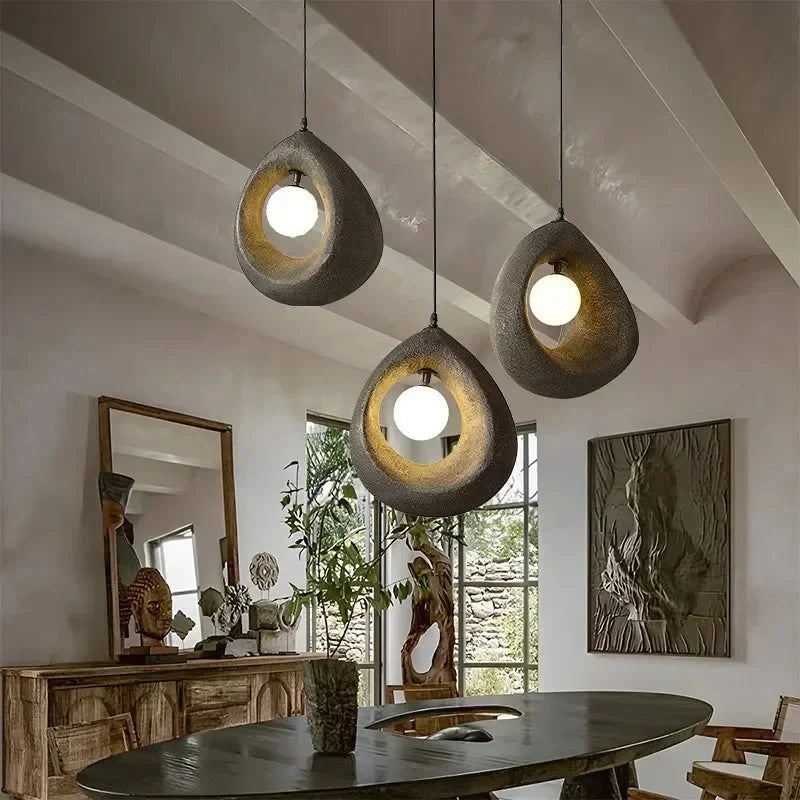 Afralia™ Minimalist Nordic LED Pendant Lights for Dining Room and Bedroom