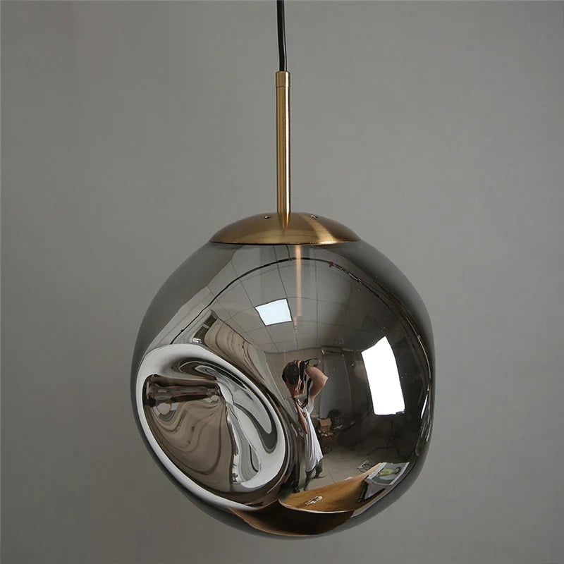 Afralia™ Glass Ball Pendant Lights for Bar, Kitchen, and Home Decor