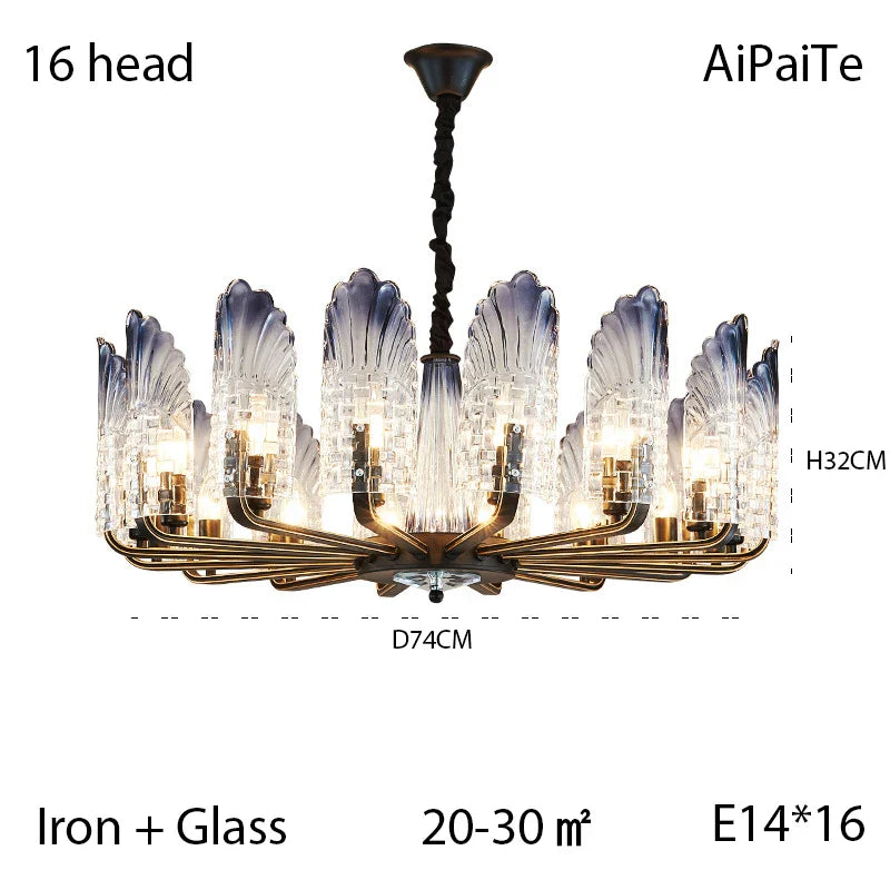 Afralia™ LED Jellyfish Chandelier - Modern Iron Lustre Lighting for Home Decor