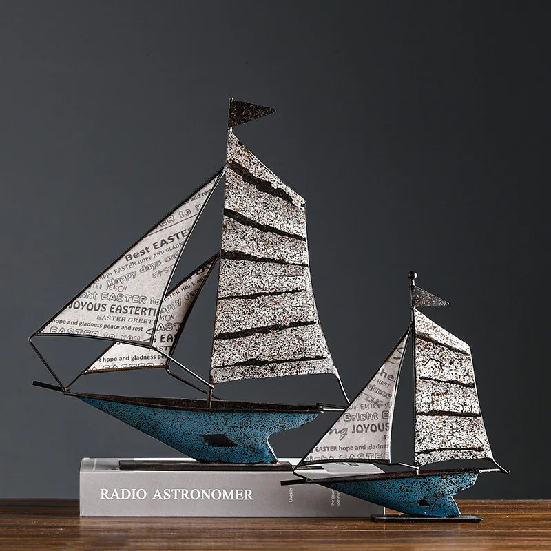 Afralia™ Nautical Decor: Stylish American Living Room & Office Desktop Ornaments