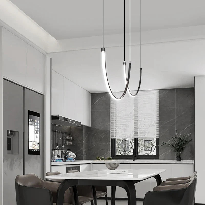 Afralia™ Nordic Minimalist Ceiling Chandelier for Dining Room Living Room