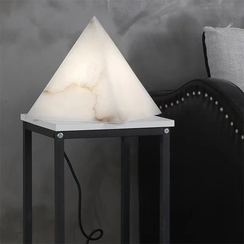 Afralia™ Marble Element Table Lamp - Indoor Desk Light for Bedroom, Study & Home Decor