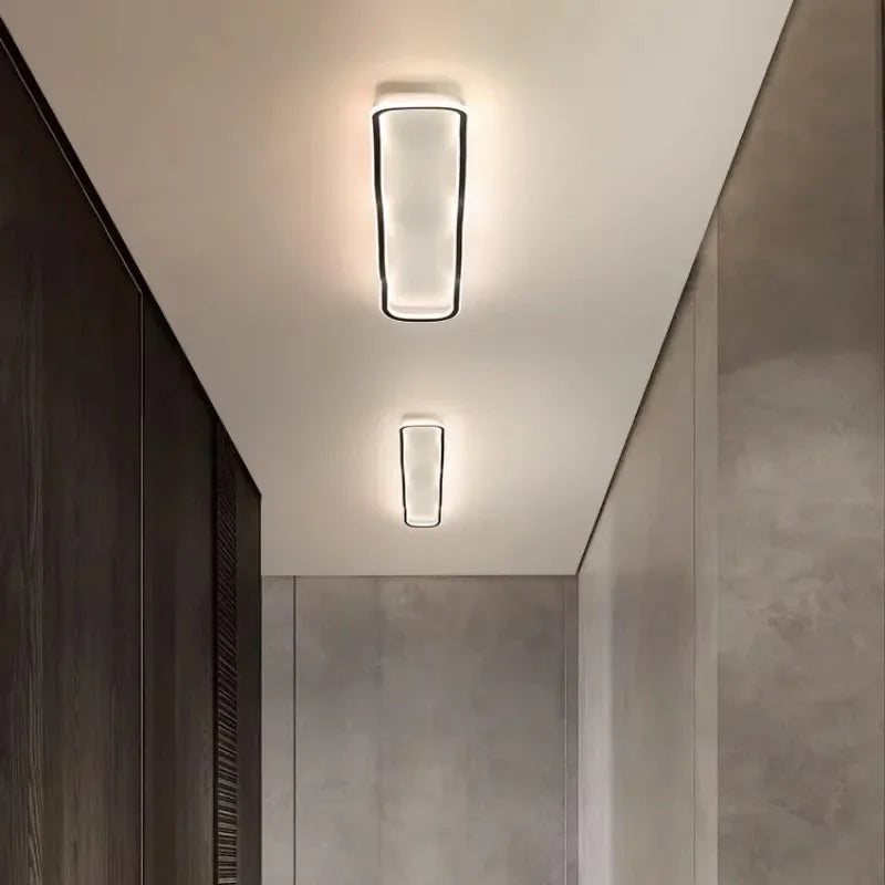 Afralia™ Modern LED Ceiling Light for Living Room, Bedroom, Foyer: Nordic Minimalist Design