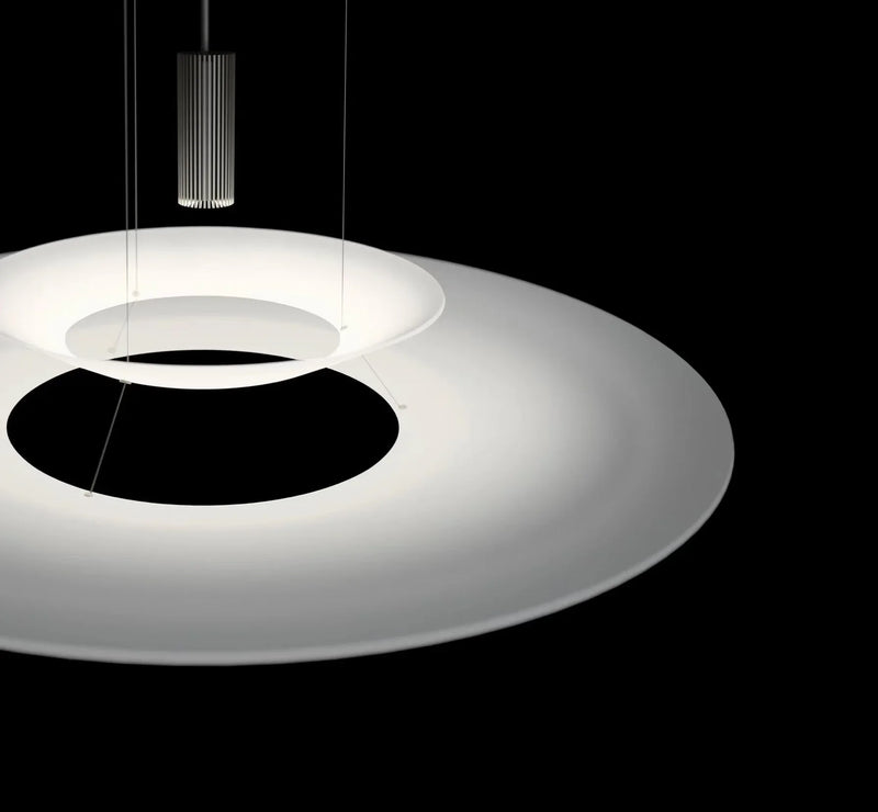 Afralia™ UFO LED Chandelier Pendant Light for Dining Living Room Bar - Modern Saucer Design