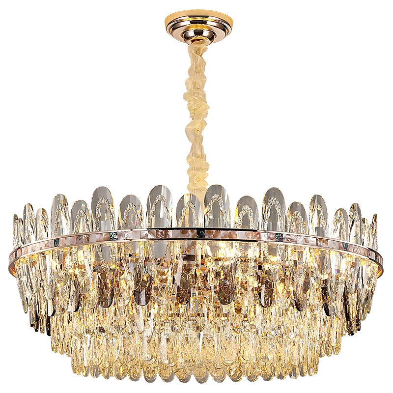 Afralia™ Crystal Chandelier Light: Modern LED Living Room Dining Bedroom Luxury