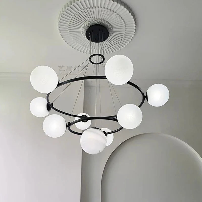 Afralia™ Modern LED Pendant Light Chandeliers for Living Room and Dining Room