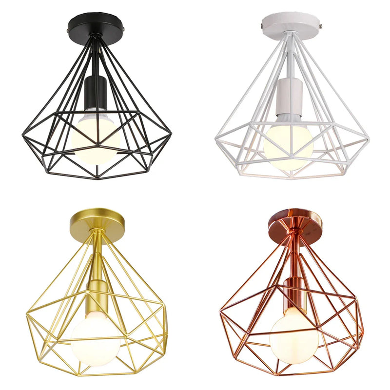 Afralia™ Vintage Industrial Ceiling Light Shade for Modern Retro Home Decor