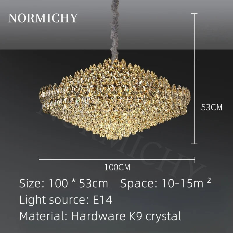Afralia™ Crystal Pendant Light - European Style LED Dining Room & Bedroom Fixture