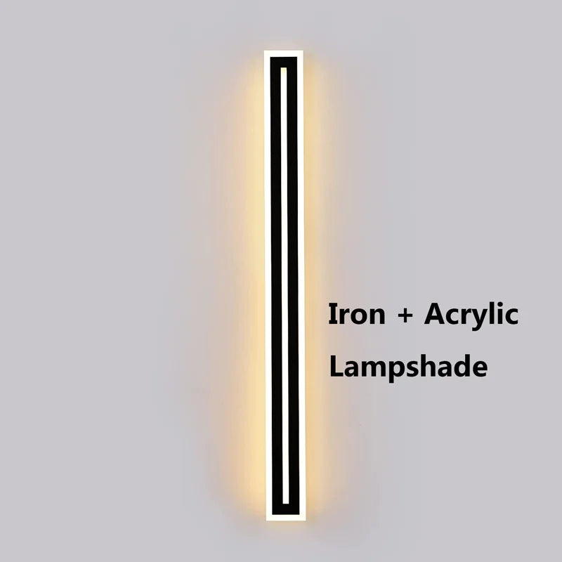 Afralia™ LED Waterproof Wall Light Modern Sconce for Living Room Courtyard