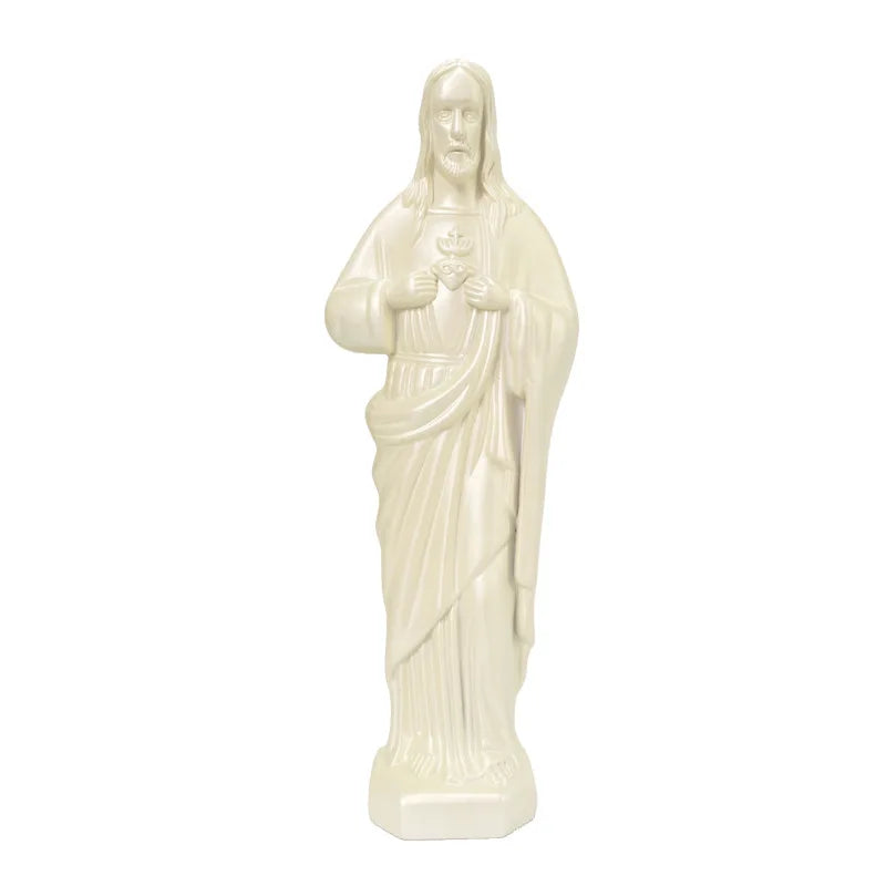 Afralia™ Holy Father Catholic Statue Christ Sculpture Home Decor Figurine