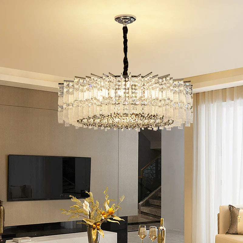 Afralia™ Crystal Light: Modern Elegant Lighting for Living Room, Dining Room, Bedroom