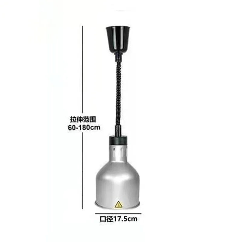 Afralia™ Electric Telescopic Heat Lamp for Food Preservation in Restaurants