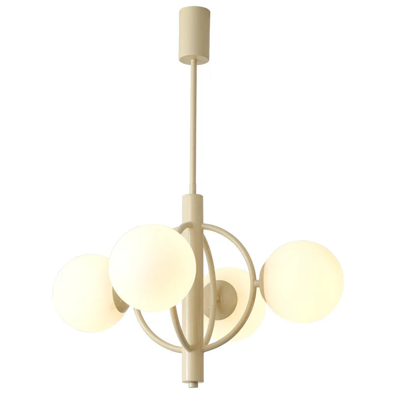 Afralia™ Transparent Glass Chandelier for Home Dining Room Ceiling Decoration