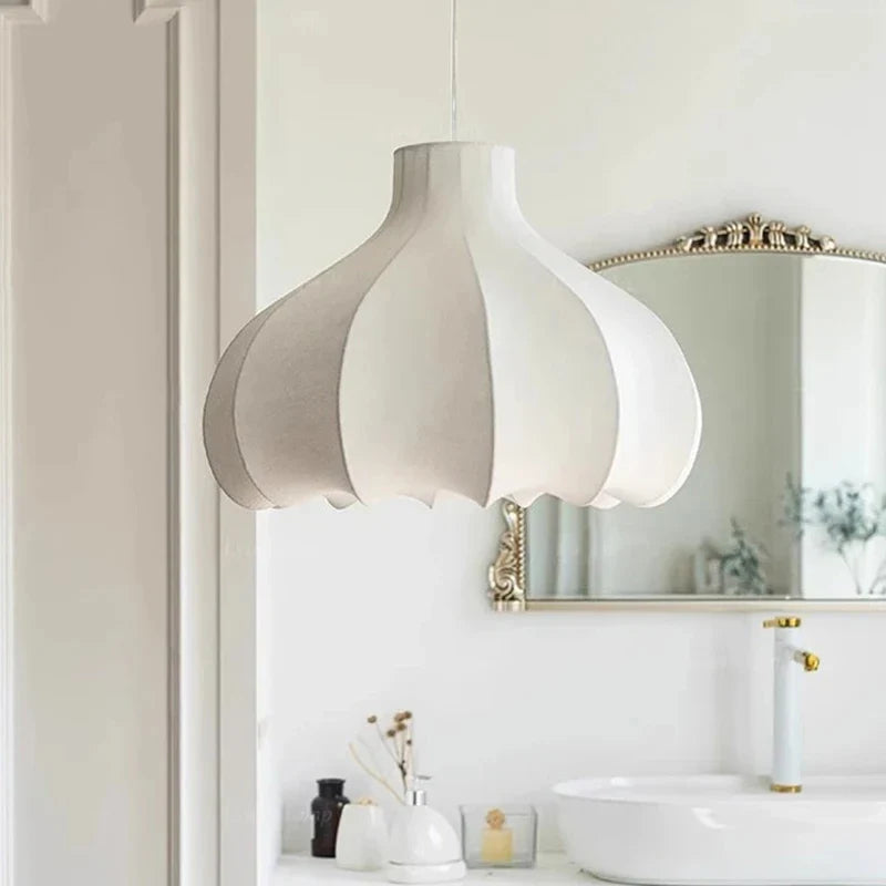 Afralia™ Silk LED Chandelier: Nordic Minimalist Elegance for Home, Living Room, Bedroom, Restaurant