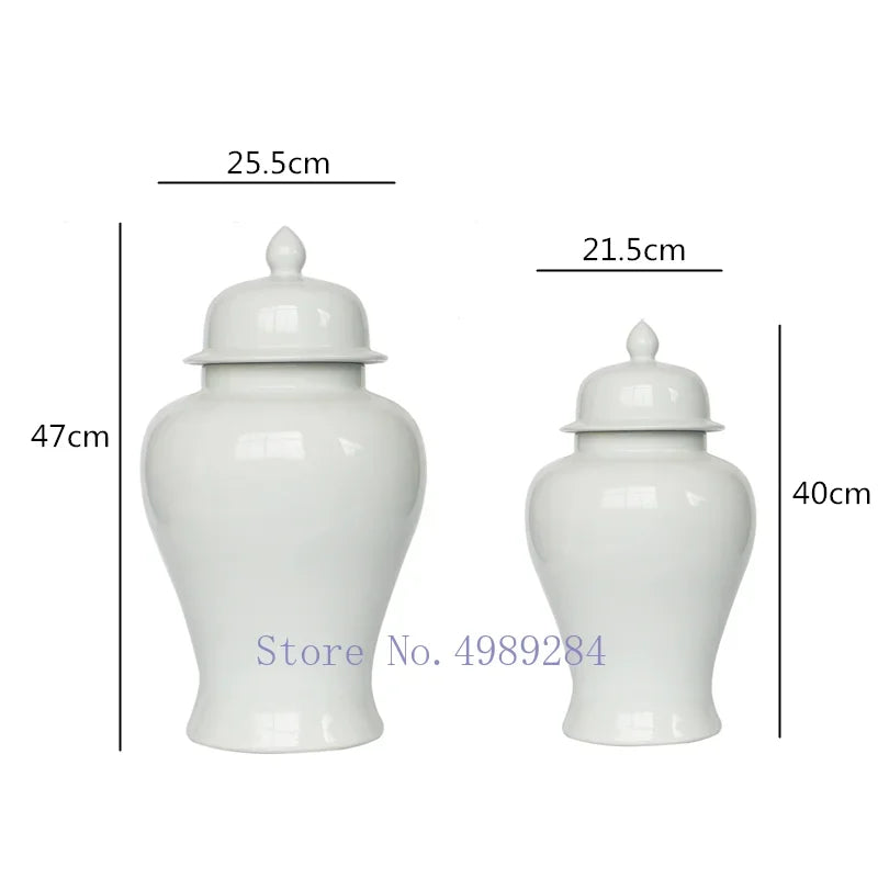 Afralia™ Chinese Retro Handcrafted General Jar Vase for Home Decor & Storage