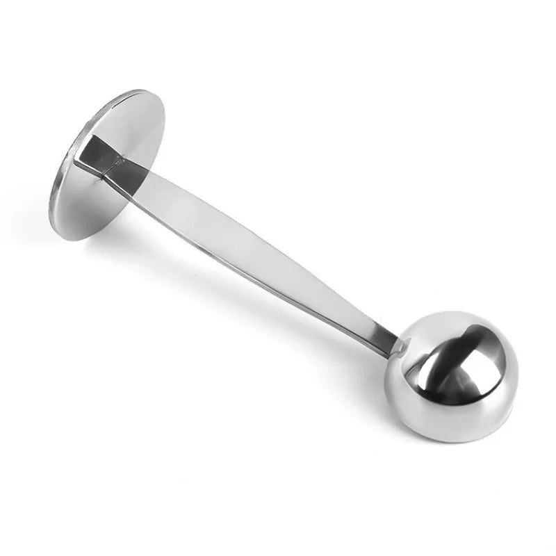 Afralia™ Coffee Scoop Measuring Spoon Dual-Use Bean Tamper Grinder Tool