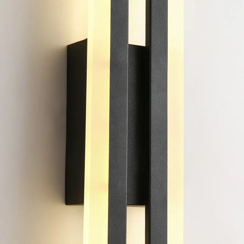 Afralia™ Modern Nordic Gold/Black LED Wall Lamp for Living Room, Bedroom, Bedside - Indoor Lighting Fixtures