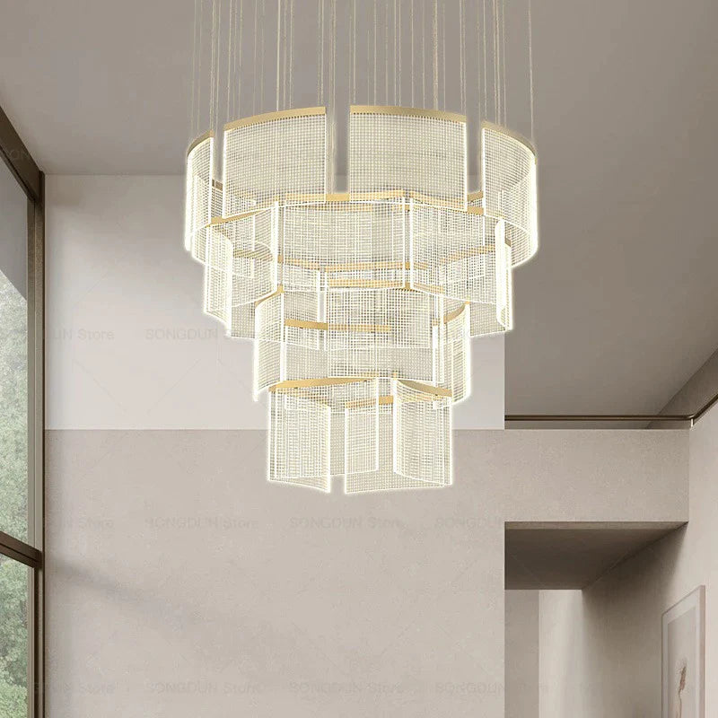 Afralia™ Modern Nordic Luxury Chandelier for Living Room and Restaurant