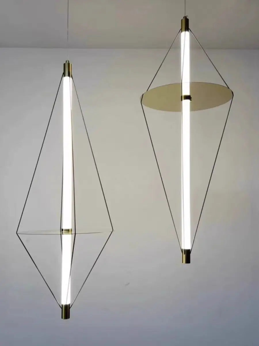 Afralia™ Disc Pendant Light: Modern Minimalist LED Chandelier for Bedroom Decor