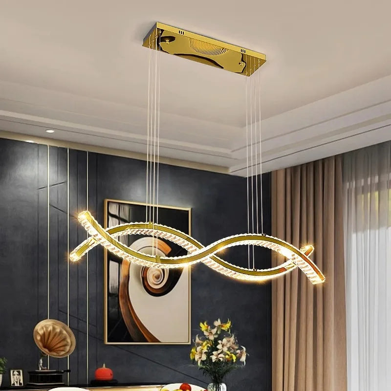 Afralia™ Modern Pendant Chandelier for Dining Room Ceiling Lighting