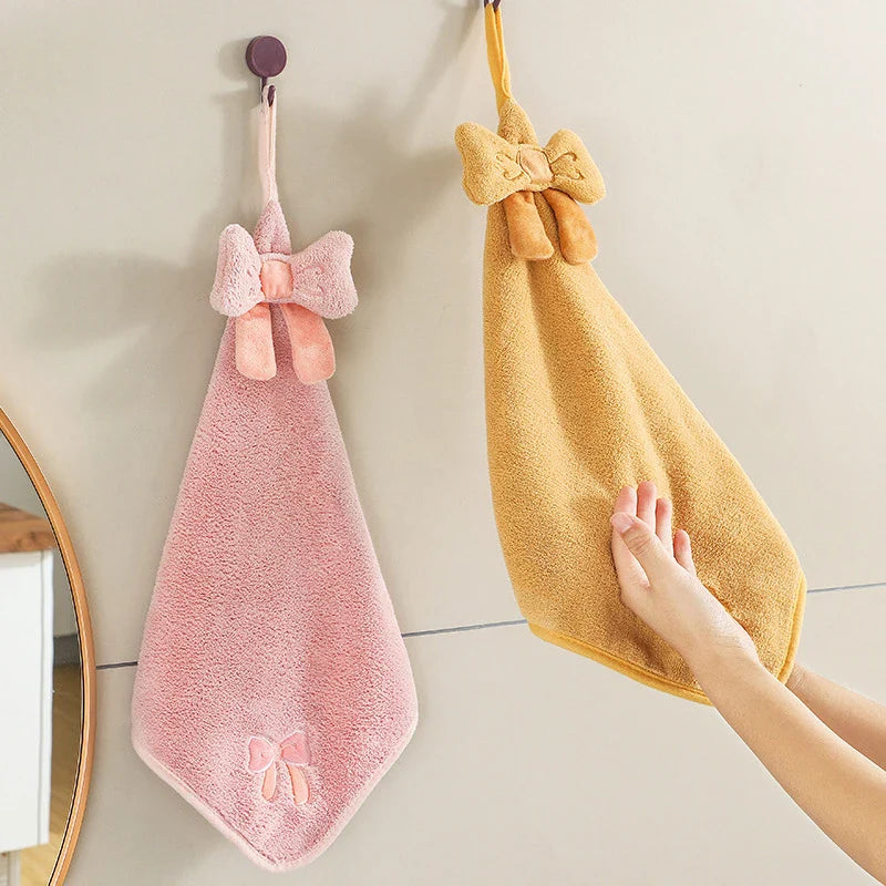 Afralia™ Terry Hand Towel: Soft, Lint-Free Kitchen & Bathroom Cleanse, Quick-Drying Absorbent Touch Towel