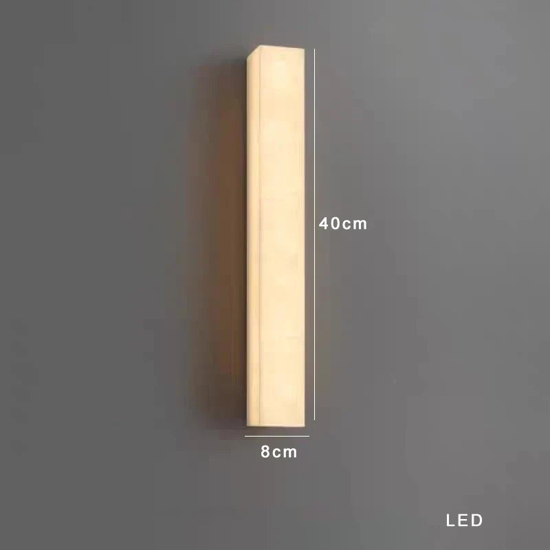 Afralia™ Marble Alabaster Wall Lamp: Elegant Luxury Décor for Home, Hotel, Aisle, Bedside